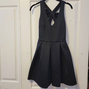 Black Bow Back Dress